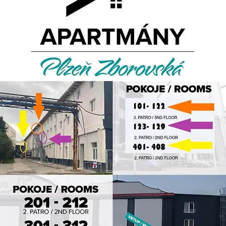 Apartmany Plzen Zborovska 22 A Экстерьер фото
